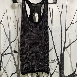 Racer back studded tank size small